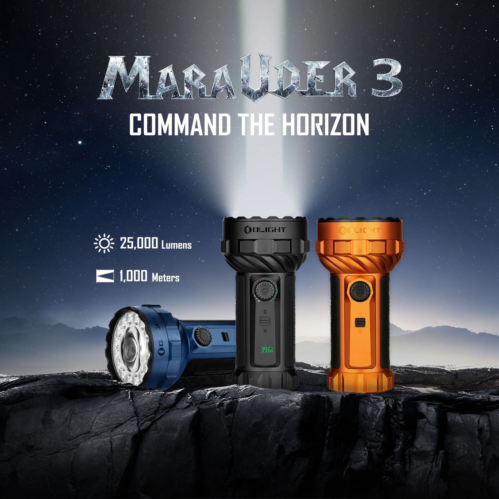 Marauder 3 - 25,000 Lumen Flashlight - Image 2
