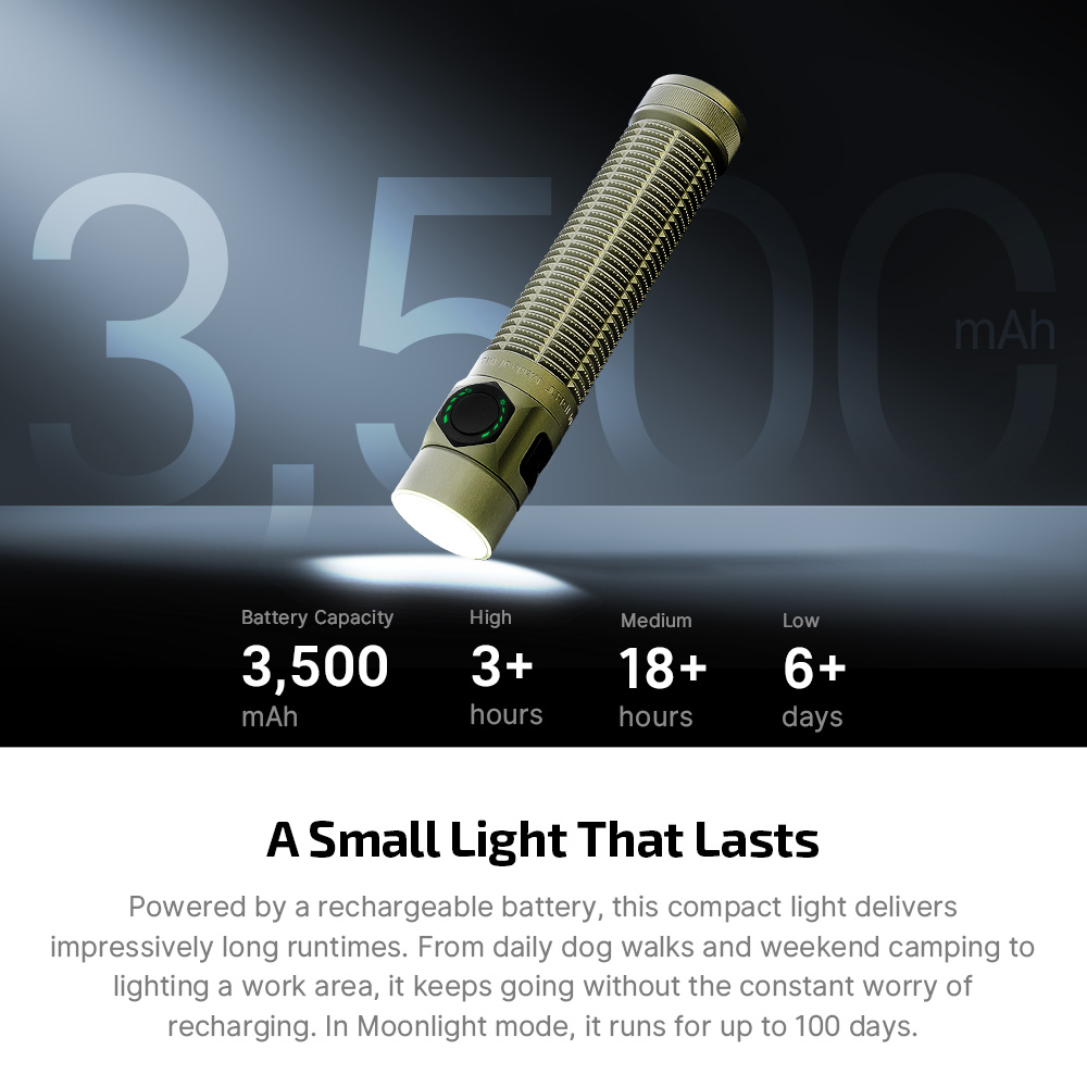 Baton 4 Ultra - Dual Switch EDC Flashlight - Image 5
